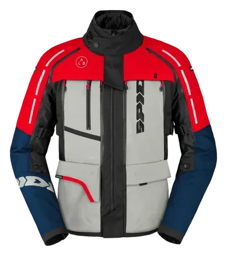 Мъжко текстилно яке Spidi 4 Season V3 Blue/Ice/Red