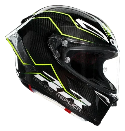 Каска AGV Pista GP RR Performante Carbon/Yellow Fluo